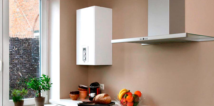 chaudière cuisine au gaz