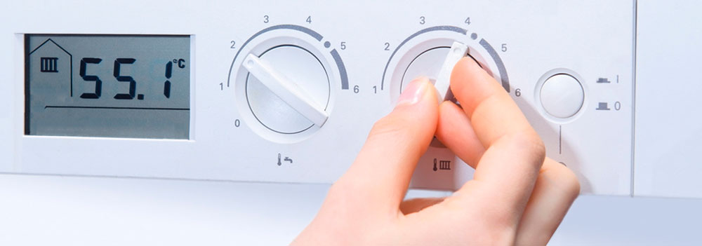 Réglage température chaudière au gaz