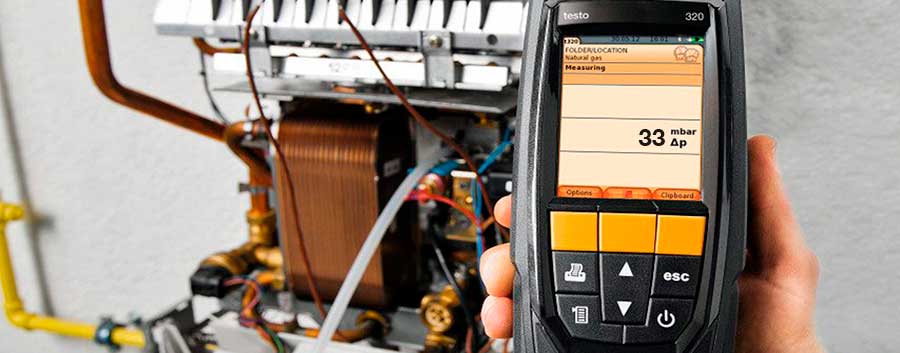 Mesures gaz entretien chaudière